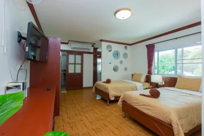 Quadruple Studio with Kitchenette — Patong Rai Rom Yen Resort